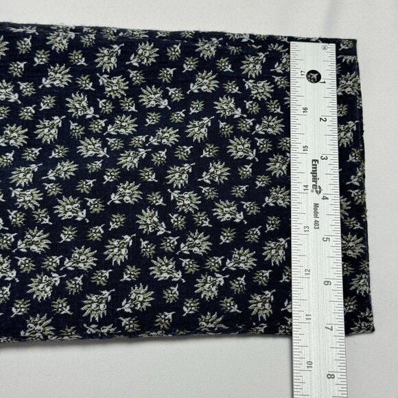 Ann Taylor Womens Devin Fit Blue Floral Print Straight Leg Stretch Pants Size 10 - Picture 12 of 16